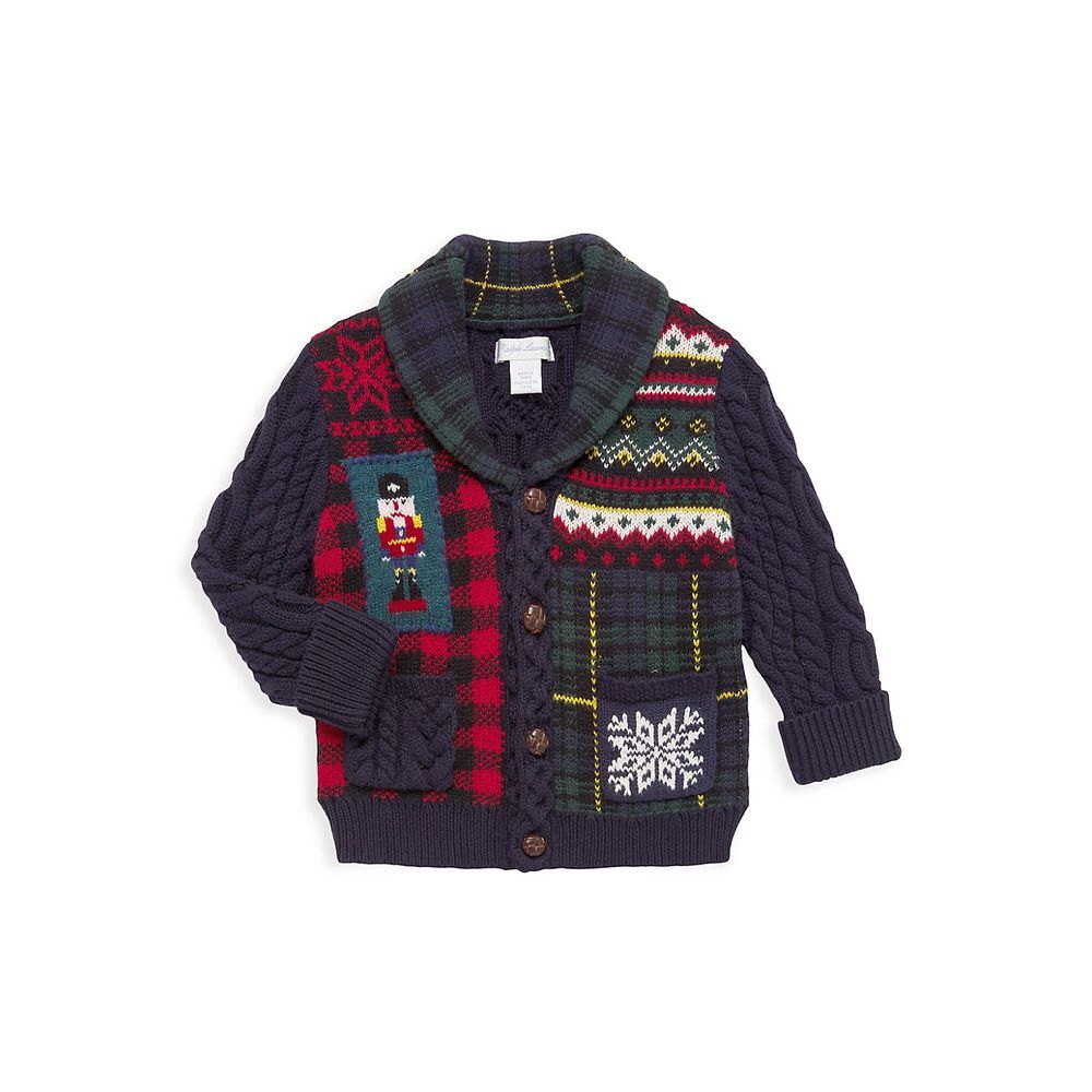 Polo Ralph Lauren Baby Holiday Sweater with Nutcracker Patch Size 9M/12M